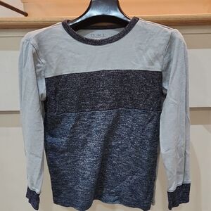 The Children's Place Blue/gray Long Sleeve Jersey M